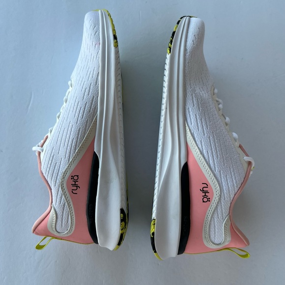 Ryka Women’s Myriad, White/pink Walking Shoe, Size 11 - Picture 4 of 9